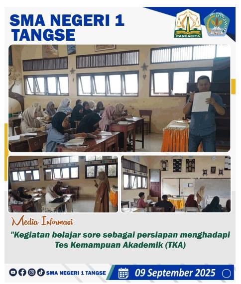Persiapan menghadapi Tes Kemampuan Akademik (TKA)